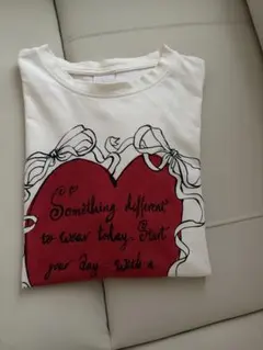 ZARA ハートプリント 半袖Tシャツのサムネイル