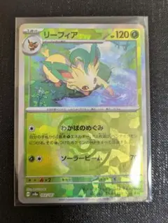 ポケカ　リーフィア　マスターボールミラー　マスボ