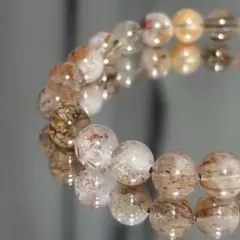 a*a様 スーパーセブンルチル ✧ 強運・金運 粒8mm 内径16cm