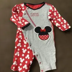 ミニーマウスロンパース 70cm ロンパース　カバーオール