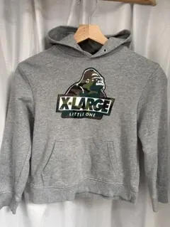 X-LARGE パーカー グレー 130cm