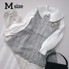 ママスーツ　卒業式　入学式　セレモニースーツ　ジレ　パンツ　ブラウス　3点セット