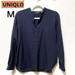 UNIQLO ネイビー 長袖シャツ Ｍ