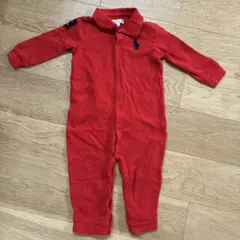 Ralph Lauren 赤いロンパース 12M