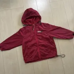 【ミキハウス】 赤 100cm ウィンドブレーカー ナイロンジャケット キッズ