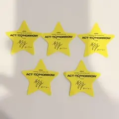 TXT ACT:TOMORROW メッセージ付き星 ヨンジュン