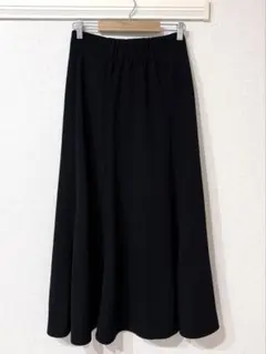 coca フレアスカート ロング ブラック 美品