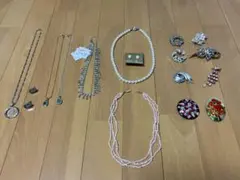 ヴィンテージ アクセサリー まとめ売り ネックレス ブローチ 、イアリング
