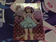 ラブライブ オフィシャルカードゲーム 黒澤ルビィ サイン 箔押し
