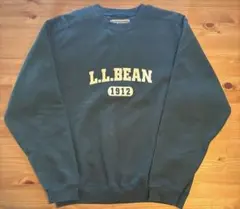 L.L.Bean スウェット トレーナー 1912 ロゴ 緑 グリーン 裏起毛