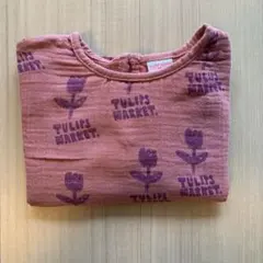 zara チューリップ 半袖カットソー ピンクのサムネイル