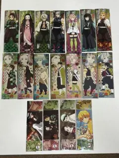 鬼滅の刃 ロングステッカーガム18枚 ウェハース カード9枚 シール2枚 セット