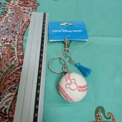 TOKYO DISNEY RESORT 野球ボールキーホルダー