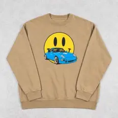SMILEY フェイス ポルシェ スウェット ブラウン