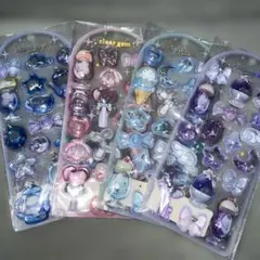 新品未開封　クリアジェムステッカー　ウォーターインシール　4枚セット