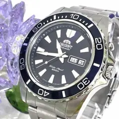 ORIENT オリエント 希少 マコ XL ダイバー ネイビー 時計 #1162