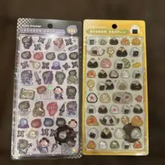 【正規品】ボンボンドロップシール 和柄 寿司　 おにぎり　2点セット