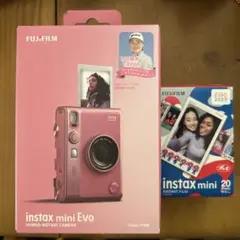 FUJIFILM instax mini Evo ピンク 竹田麗央Edition