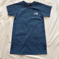 THE NORTH FACE 半袖ワンピース 110サイズ 濃いデニム - メルカリ