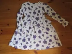 BeBe　べべ　トレーナー　花柄ワンピース　140