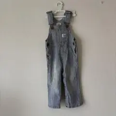 Buddy Lee ストライプデニムオーバーオール 90