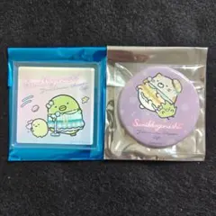 すみっコぐらし 夢みるしっぽず アクリルマグネット 缶バッジ ぺんぎん？ ねこのサムネイル