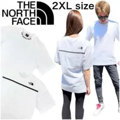 ザ ノースフェイス 半袖Tシャツ NF0A8GUY ホワイト 2XL 首元ロゴ