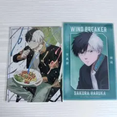 ウィンドブレーカー 桜遥 ポストカード クリアアートカード
