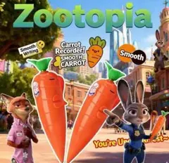 【新品未使用】にんじん型録音機能付き　ボールペン ズートピア　レコーダー