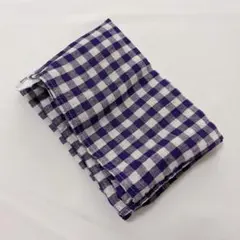fog linen work キッチンクロス チェック パープル ホワイトのサムネイル