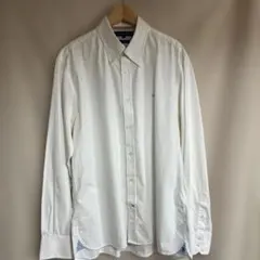 TOMMY HILFIGER ホワイト長袖シャツ L/Gメンズ