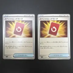 ポケモンカード　スペシャルレッドカード　2枚セット