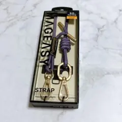 新品未使用✨MAGEASY ロープストラップ パープル スマホストラップ