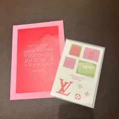 非売品 ルイヴィトン LV ビジュアリージャーニーズ展 ステッカー パンフレット