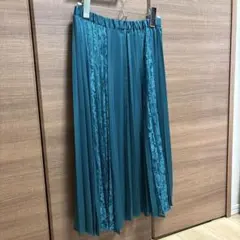 ミモレ丈 レース プリーツスカートのサムネイル