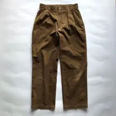★美品★J.PRESS コーデュロイパンツ ブラウン ツータック ストレッチ Mのサムネイル