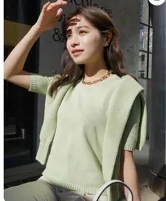 シーズン前限定値下げ【美品】laubeblanc ニット L'AUBE BLANC]クロップドニットトップス | KOBUNSHA SELECT SHOP