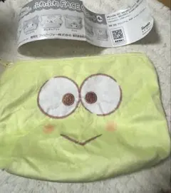 サンリオ ふわふわFACE台形ポーチ けろけろけろっぴ ②