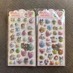 【2枚セット】たまごっち　ぷっくりシール　立体シール　ポップシール　海外製