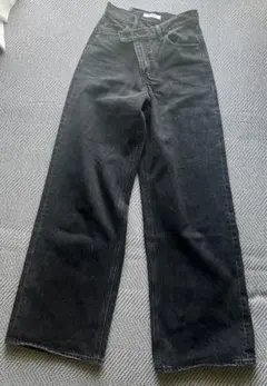 CROSS WAIST WIDE STRAIGHTクロスウエストワイドストレート