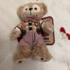 ディズニー スウィートダッフィー ぬいぐるみバッジ キーホルダー 2017