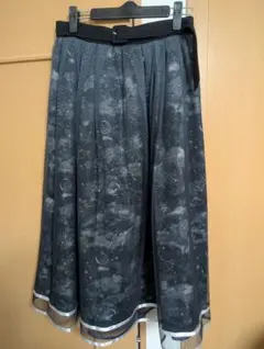 axes femme チュールフレアスカート ベルト付きのサムネイル