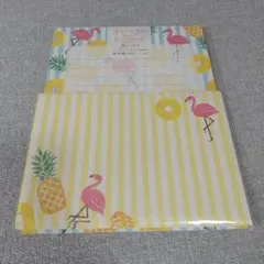 【新品未使用】フラミンゴとパイナップル レターセット