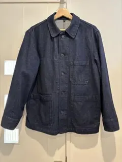 無印良品　木の実から作ったカポック混デニム　カバーオール　デニムジャケット