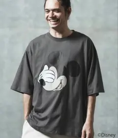 【新品】GLIMCLAP グリムクラップ ミッキープリントTシャツ S