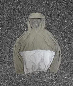 00s Old UNIQLO アノラック パーカー カーキ S 短丈 Y2K