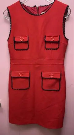 pupee chic インボートブランド　赤レトロガーリーワンピースのサムネイル