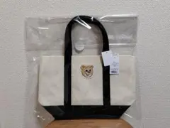 フェイラー オールドテディ ワッペントートバッグ L(小) アイボリー