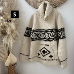 カウチンセーター 着丈70