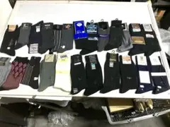 グンゼ　トロイ　他　メンズソックス　色々まとめて27足　新品　★た123